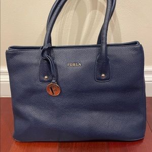 Furla Blue Shoulder Bag